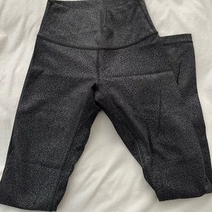 Lululemon metallic leggings. Worn once!